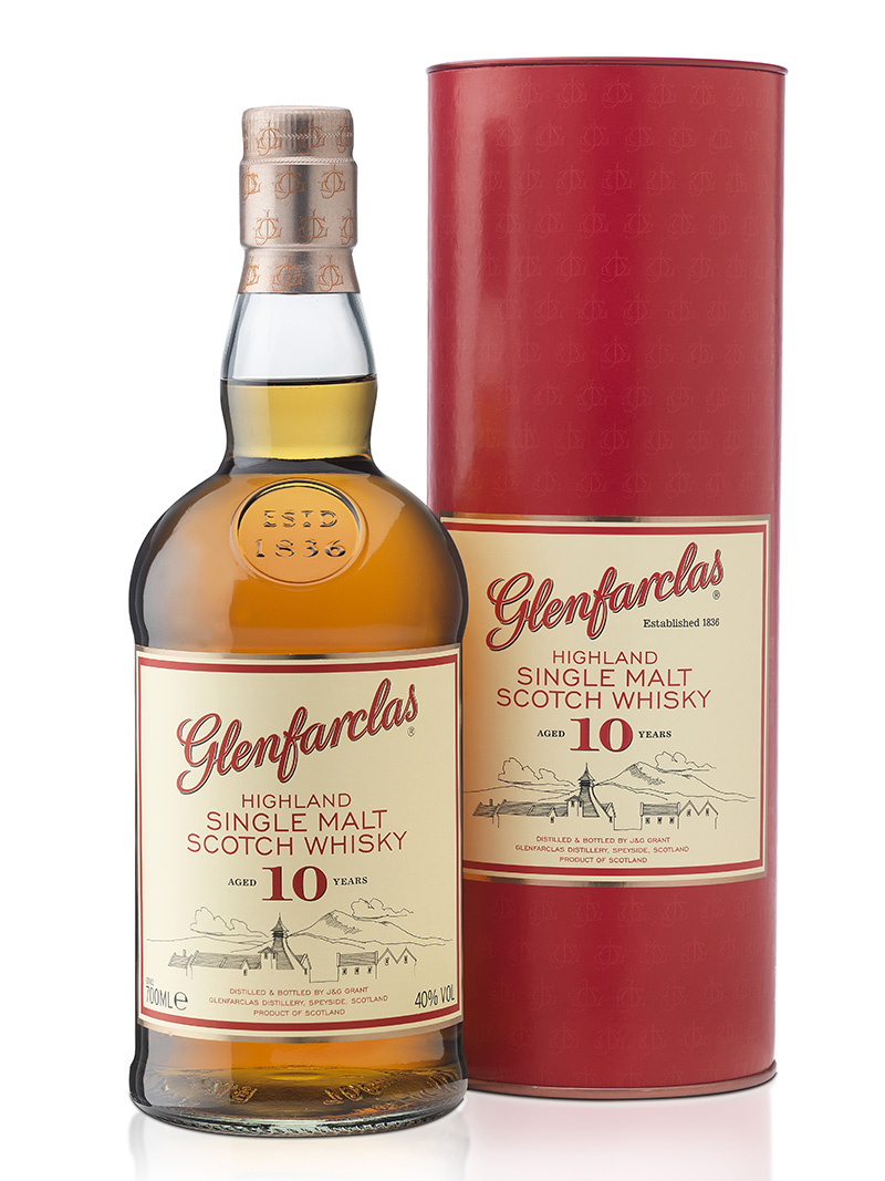 Glenfarclas Highland Single Malt Scotch Whisky 10 Year Old